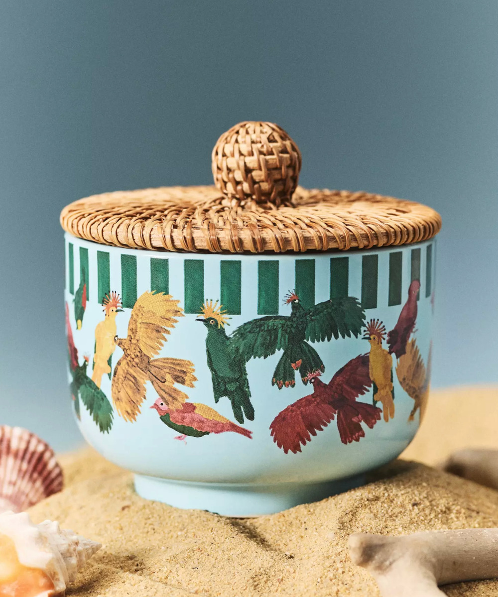 Farm Rio X Anthropologie NEW Candle, Ocean Waves & Bergamont